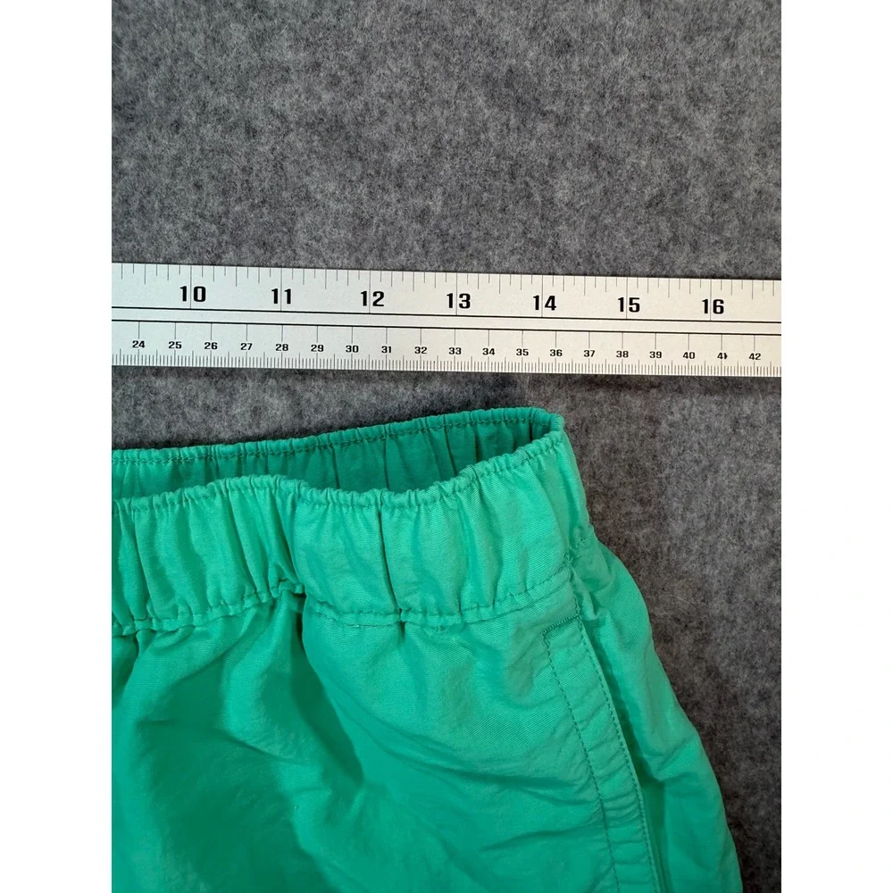 Patagonia Baggies Shorts Womens Large Mint Green Nylon Outdoor Activewear 2.5in